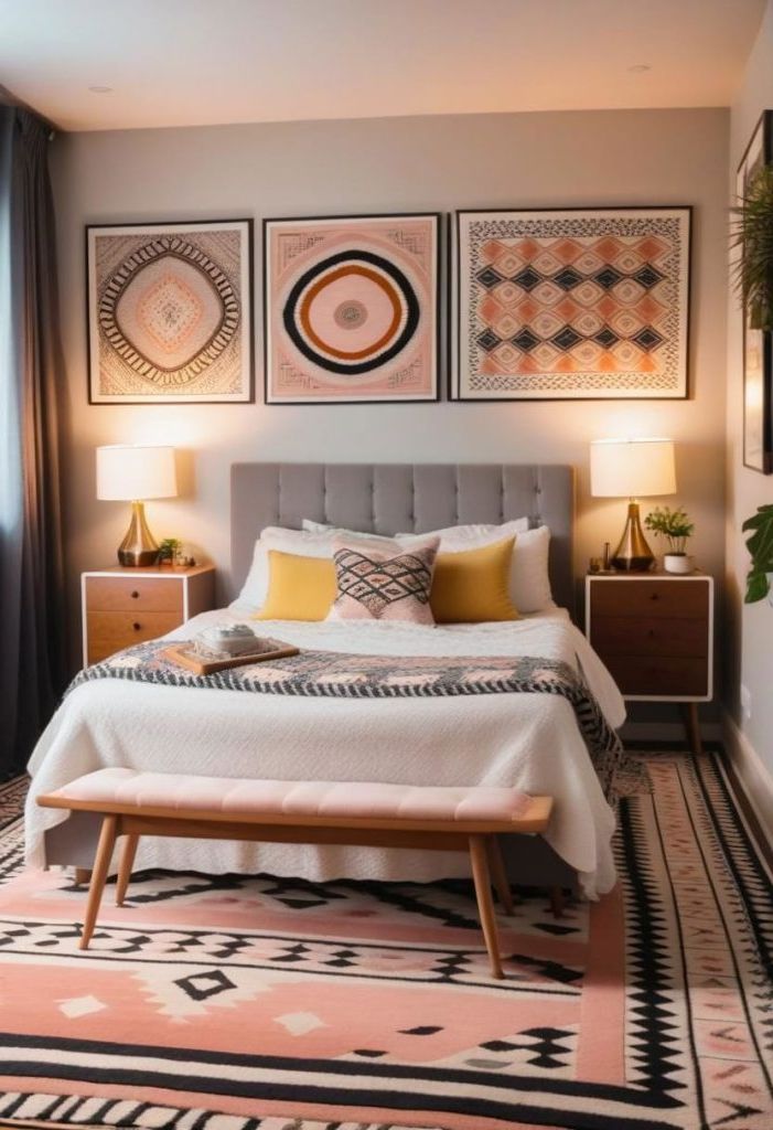 29. Funky Geometric Accents