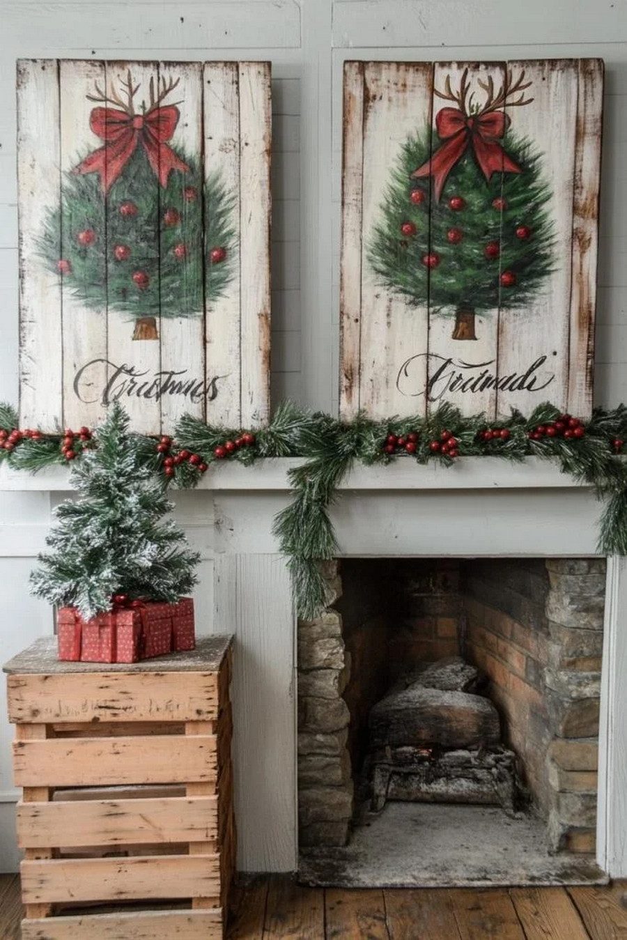 17. Festive Pallet Wood Sign Ideas - photo 3