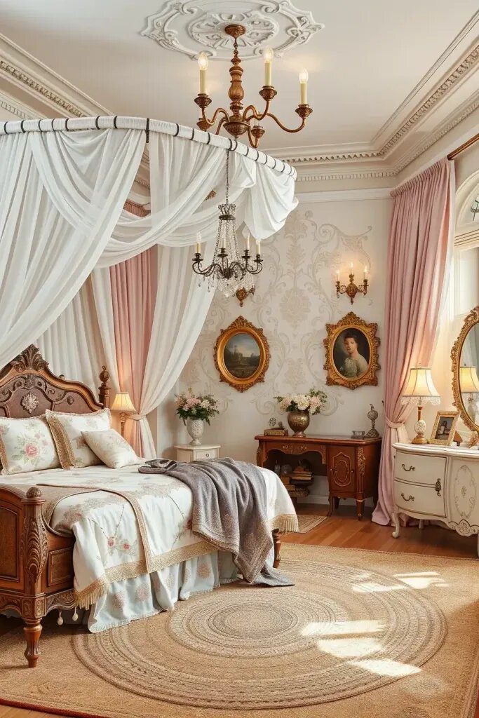 Vintage Canopy Beds for a Romantic Feel - photo 2