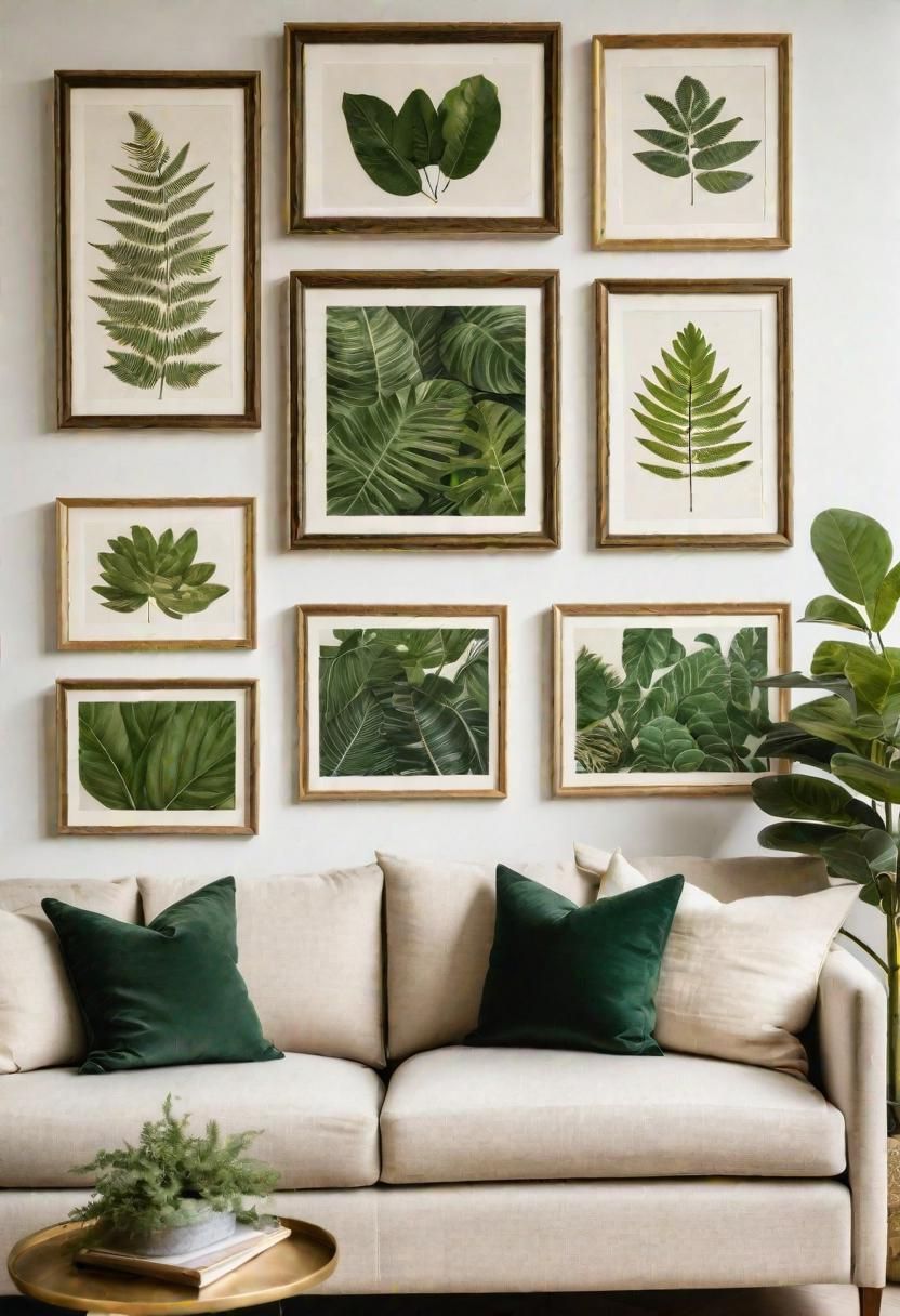 23. Framed Botanical Print Set