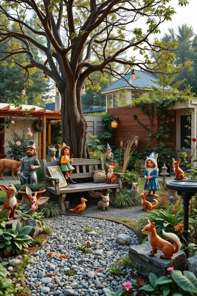 Garden Figurines That Tell a Story