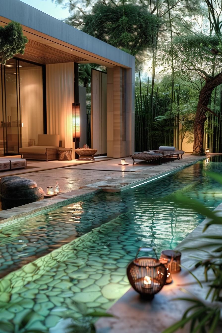 18. Zen Garden Pool Design Ideas