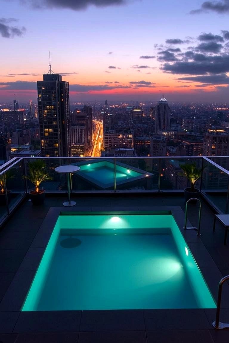 5. Rooftop Plunge Pool Retreat