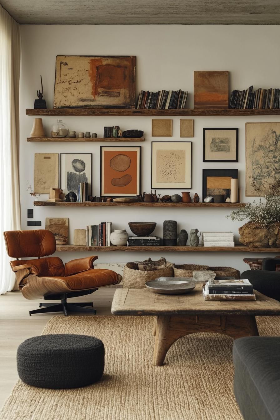 2. Floating Art Shelves Display - photo 2