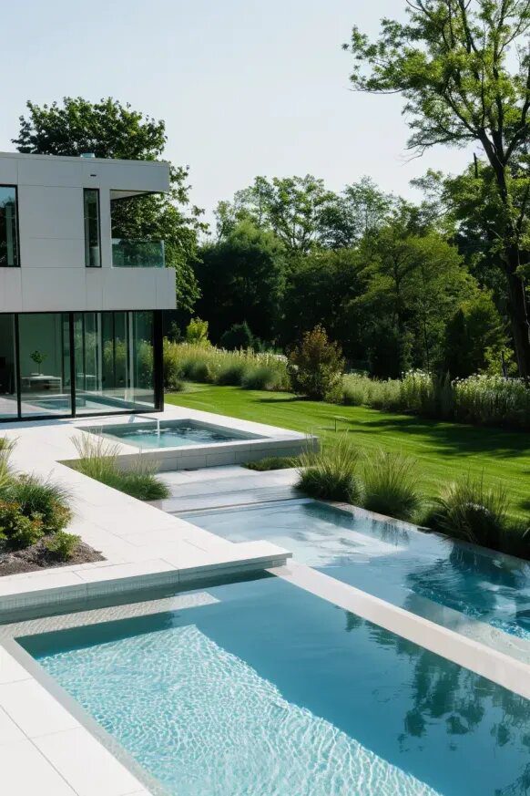 Modern Pool Design: Linear Beauty