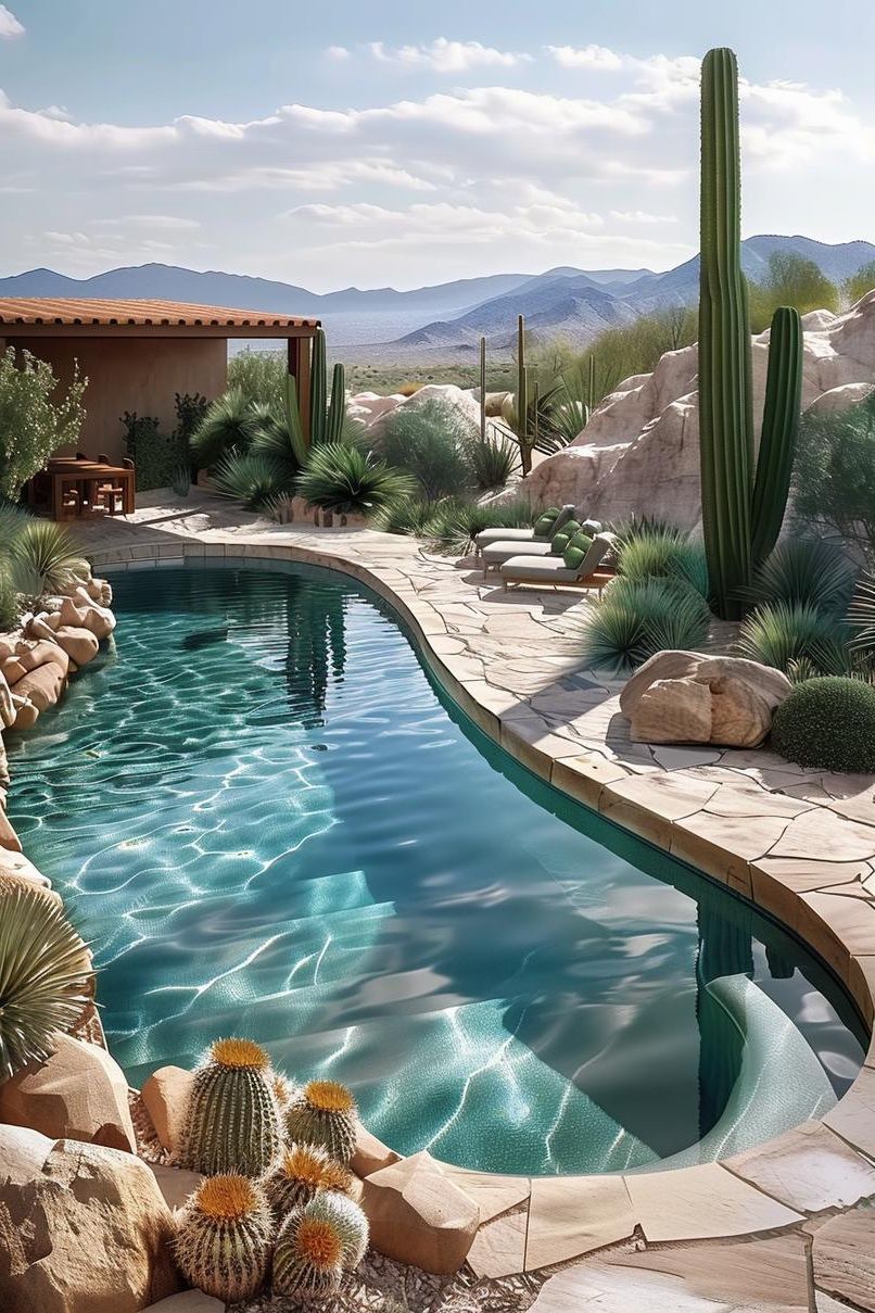 15. Desert-Inspired Pool Design Ideas - photo 2