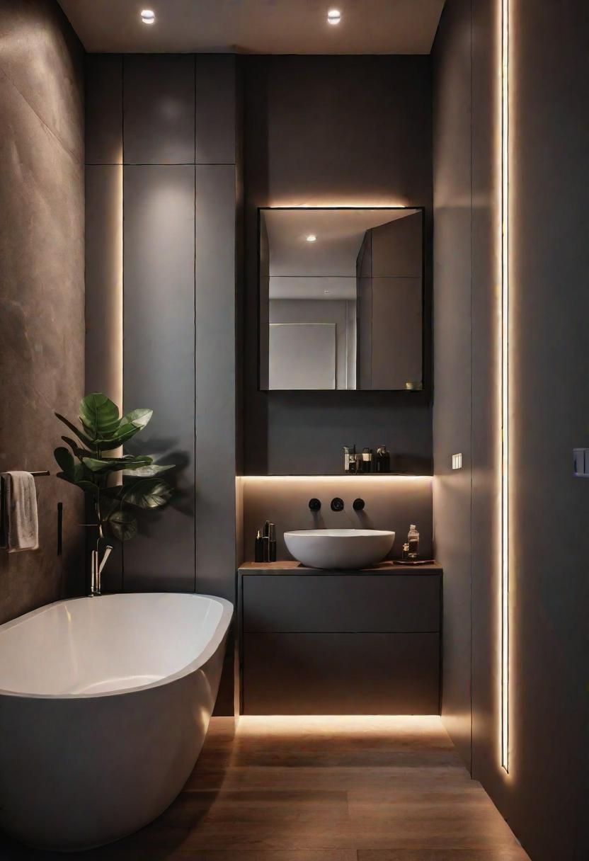 14. Glowing Baseboards Add Chic Style - photo 2
