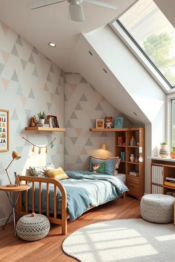 12- Designing Kids Rooms With Odd Shapes - photo 2
