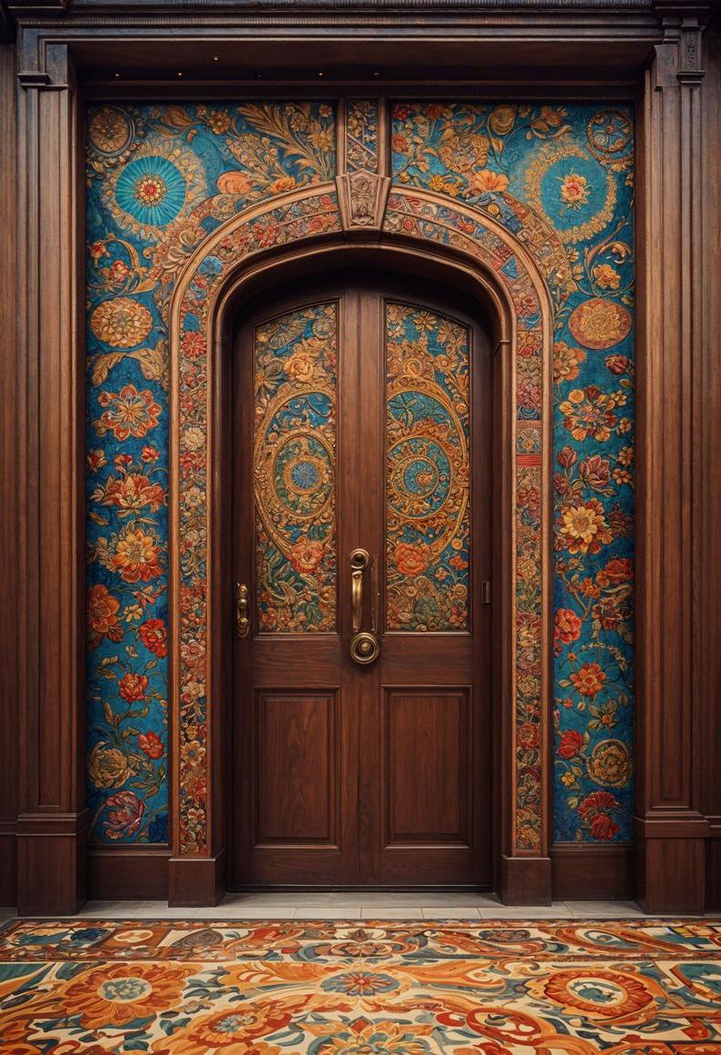 23. Mosaic Bohemian Door Ideas - photo 3
