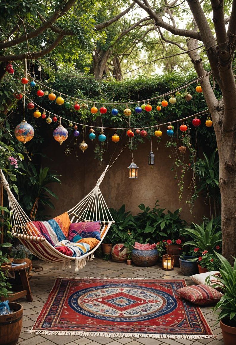9. Bohemian Garden Oasis Ideas - photo 3