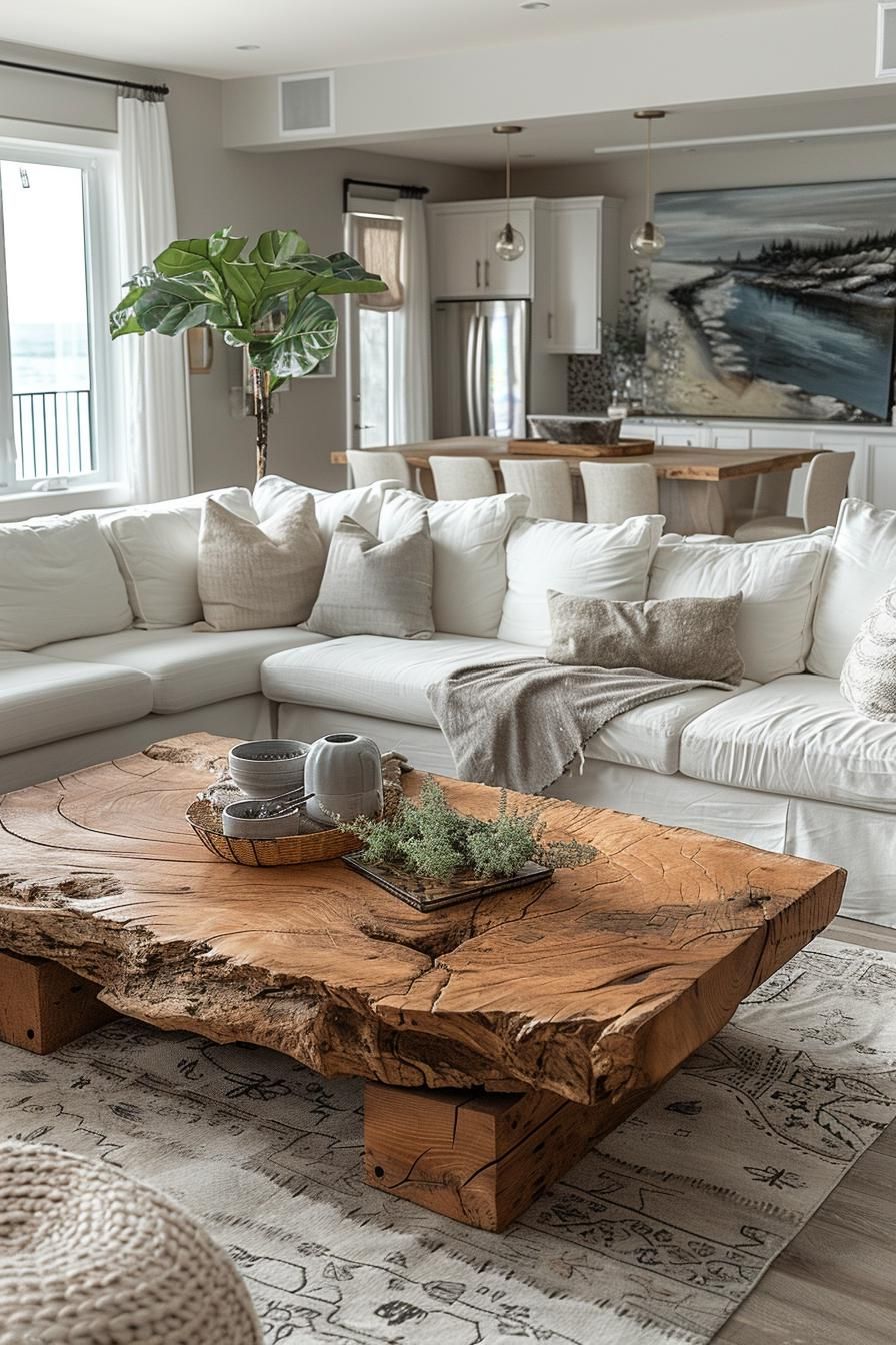 1. Coastal Driftwood Coffee Table Inspiration - photo 3