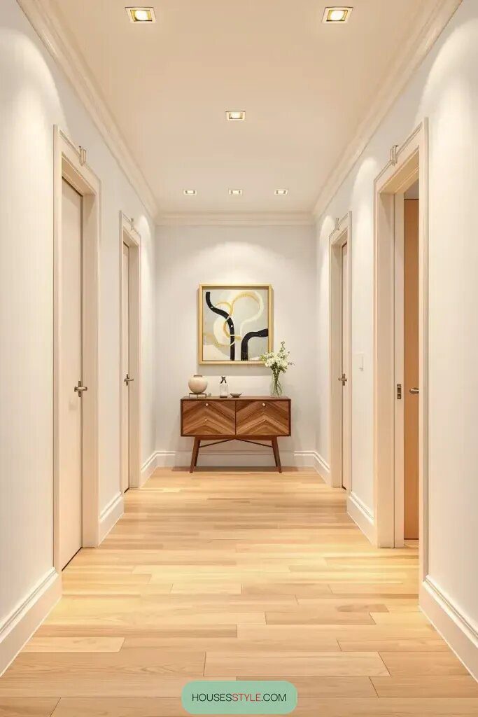 Simplifying Hallway Decor With Clean Lines