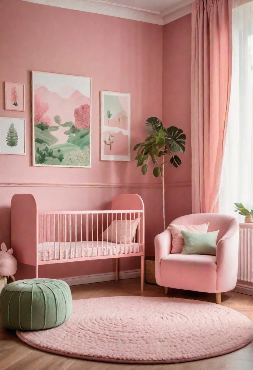 18. Pink-Themed Nursery Ideas