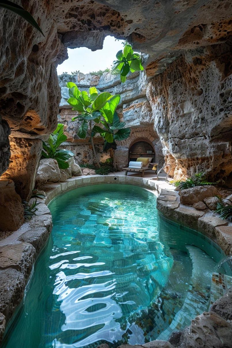 17. Hidden Cave Pool Feature Ideas - photo 2