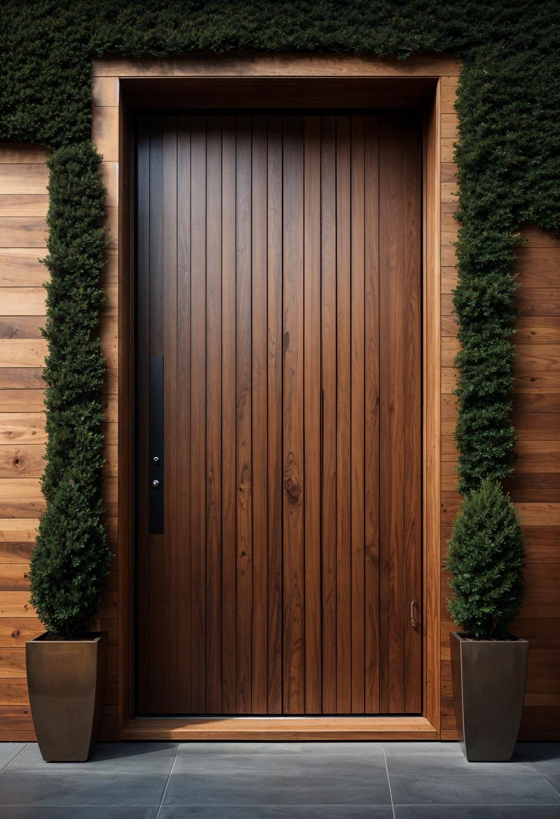 22. Wood Doors With Stealth Integration