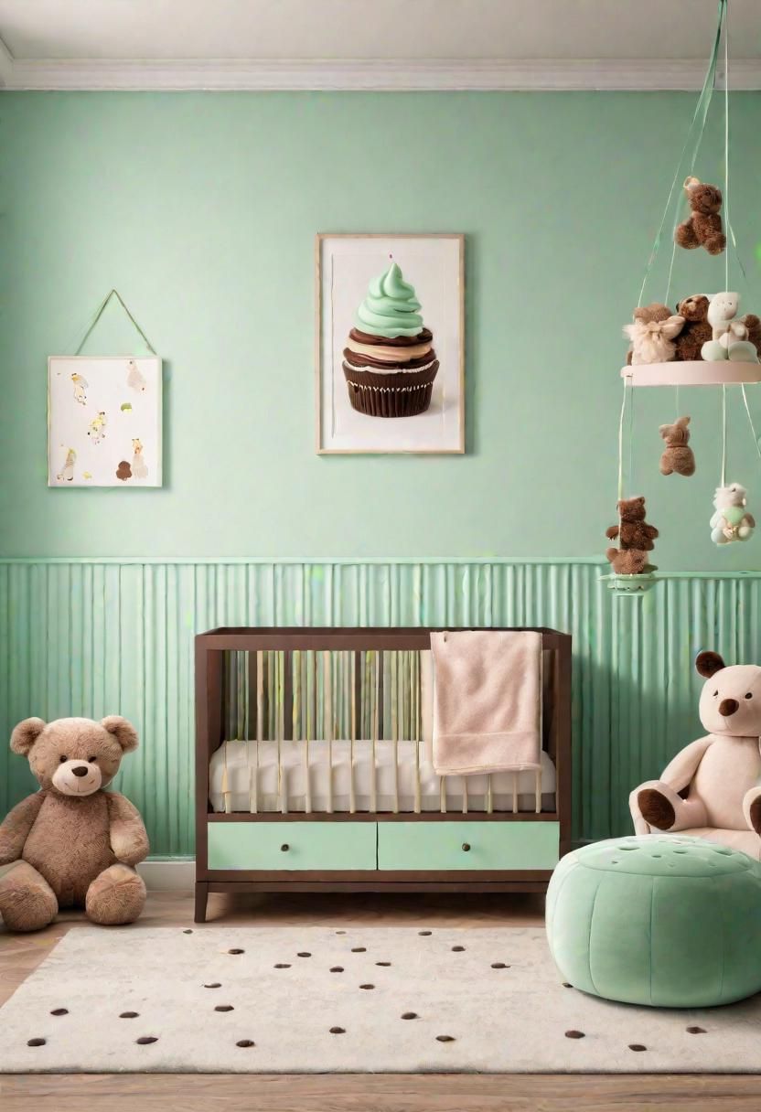 18. Mint Chocolate Chip Nursery Theme