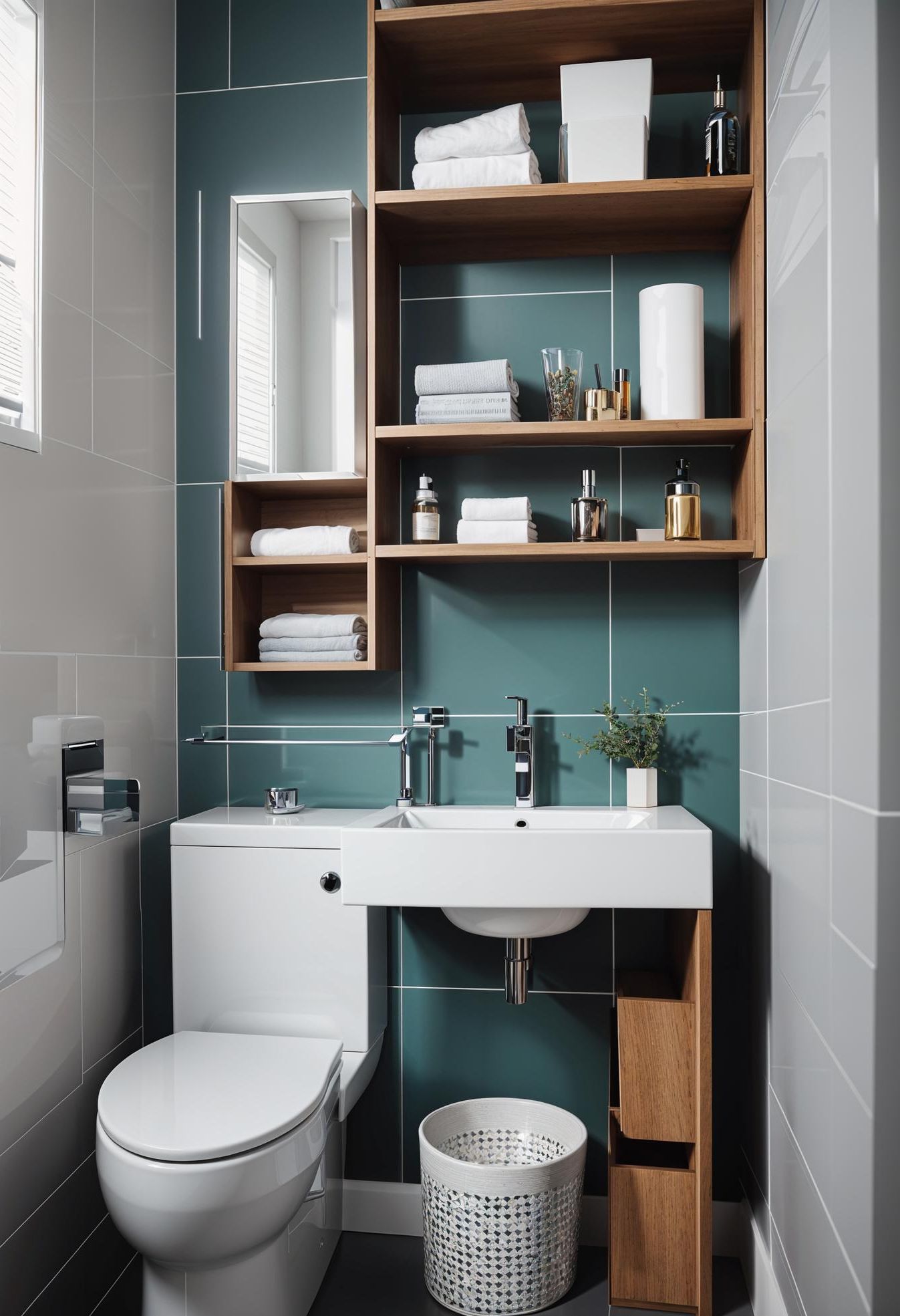 3. Smart Storage for Tight Bathrooms - photo 3