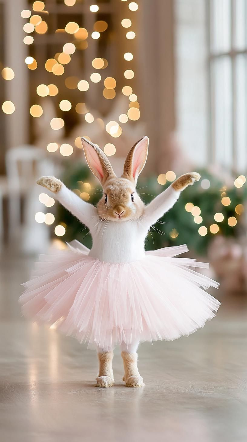14. Ballerina Bunny In Pink Tulle Dress - photo 3