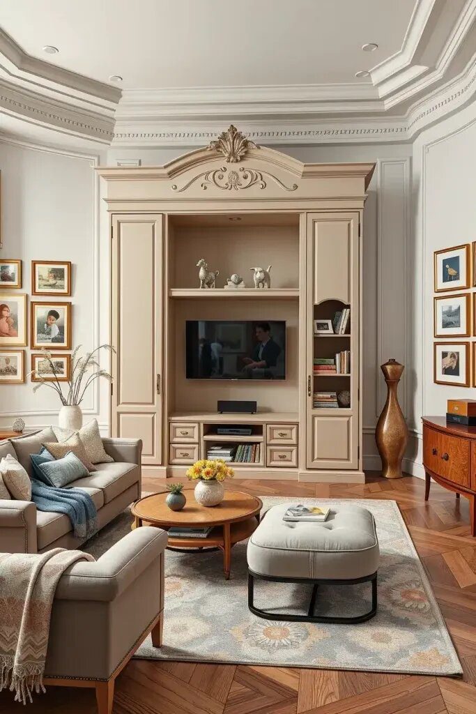 Stylish Armoires for Media and Toy Storage
