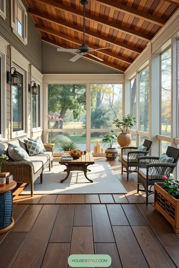 3 Popular Options for Your Screened Porch Floor