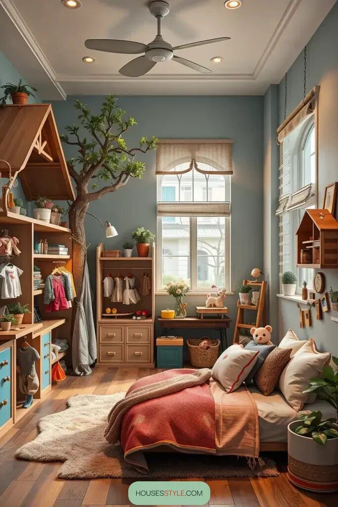 Imaginative Play Zones Built Into Bedrooms