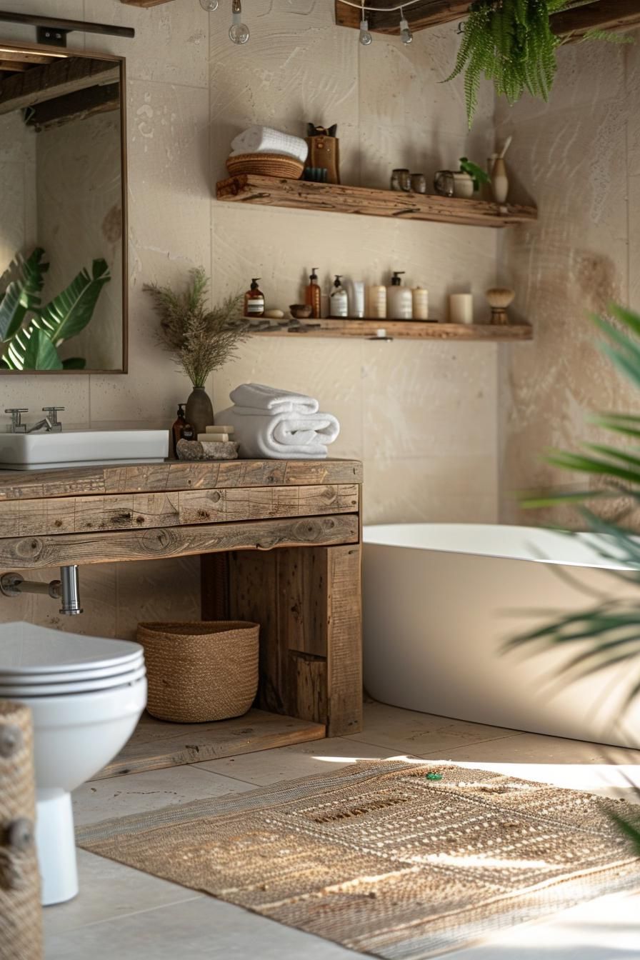 12. Pallet Wood Rustic Shelving - photo 2