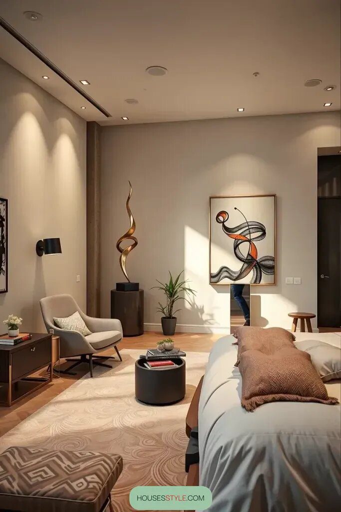 Freestanding Art Installations for the Bedroom