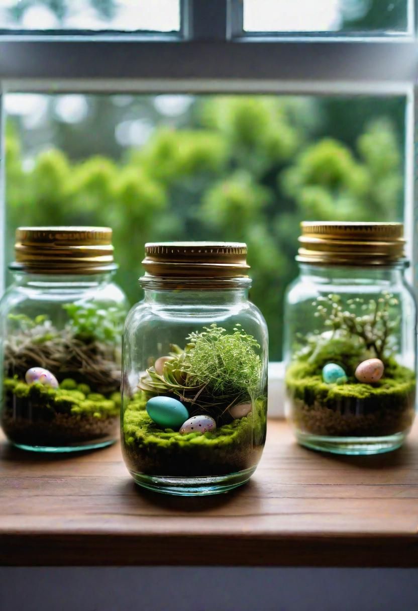 14. Eco-Friendly Egg Terrarium Ideas