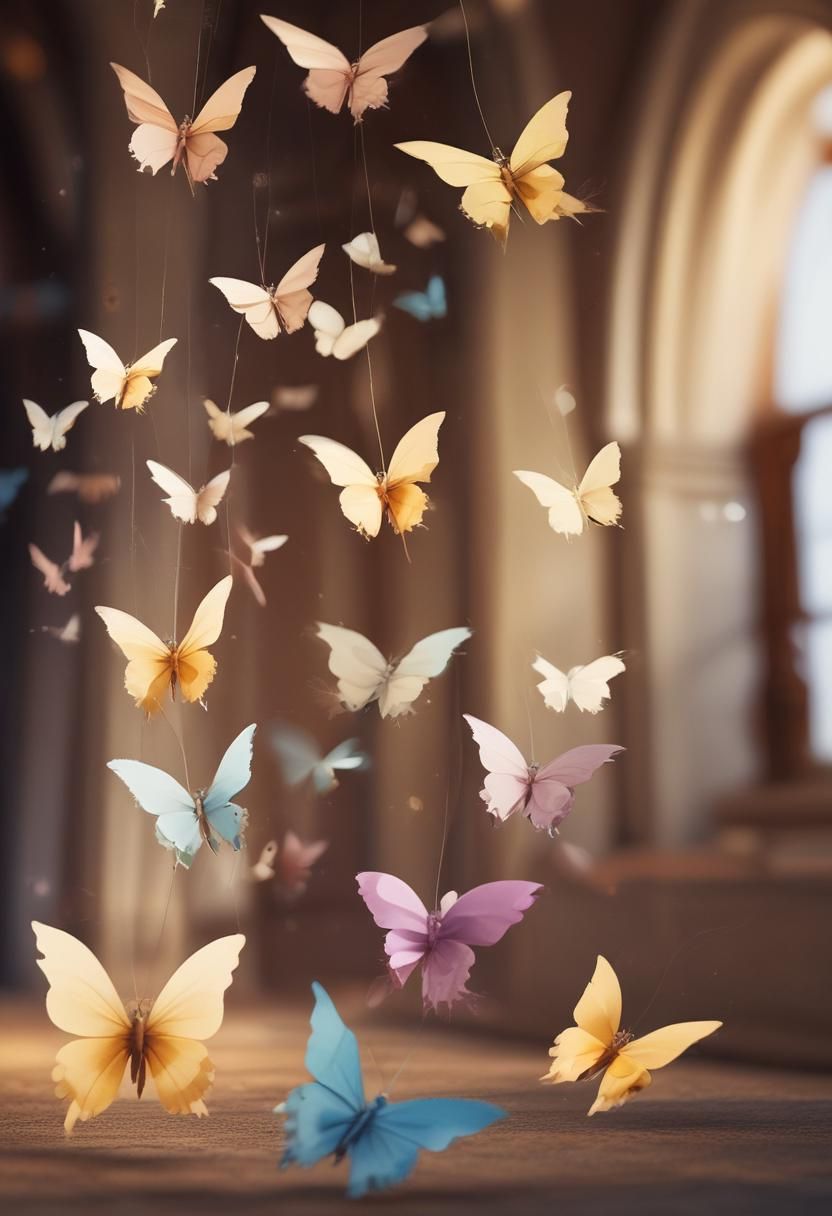 5. Butterfly Garland Church Decor - photo 2