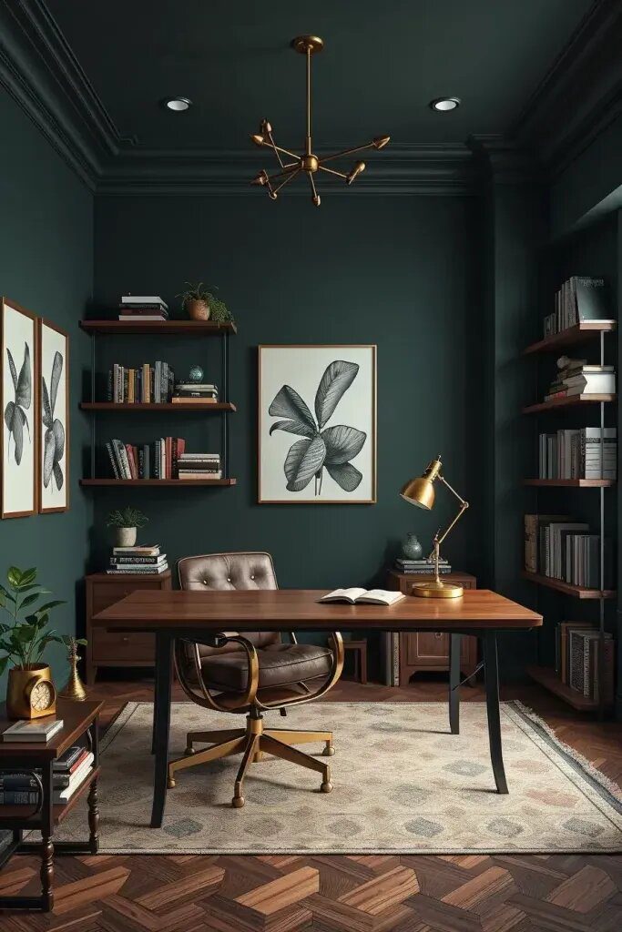 Dark Academia Meets Modern Minimalism In Office Design - photo 2
