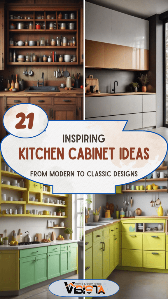 21 Inspiring Kitchen Cabinet Ideas: From Modern to Classic Designs