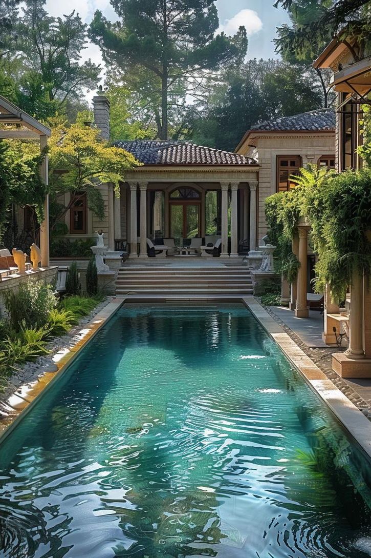 13. Roman Bath Pool Design Elegance - photo 2