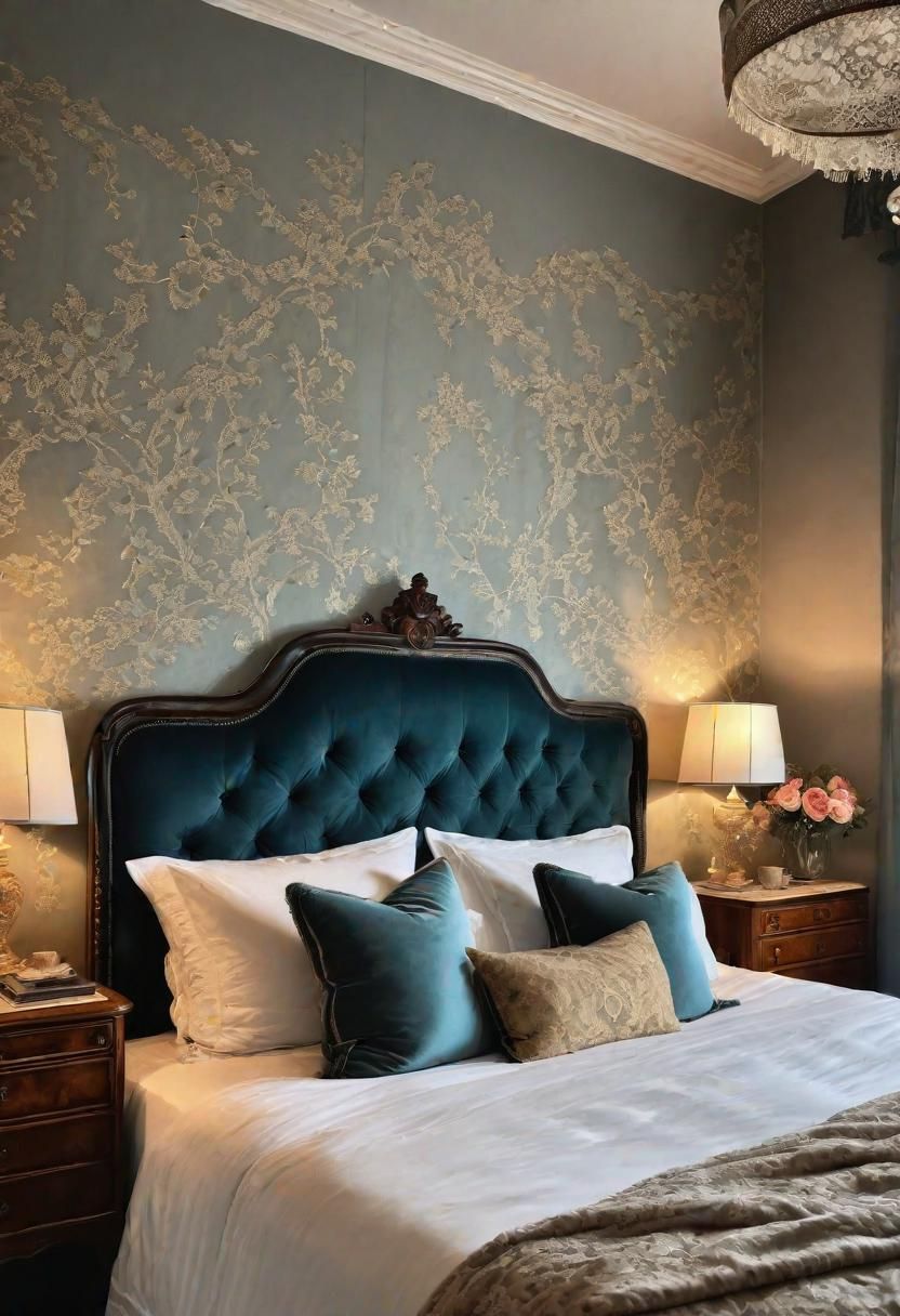 16. Victorian-Vintage Bedroom Mashup