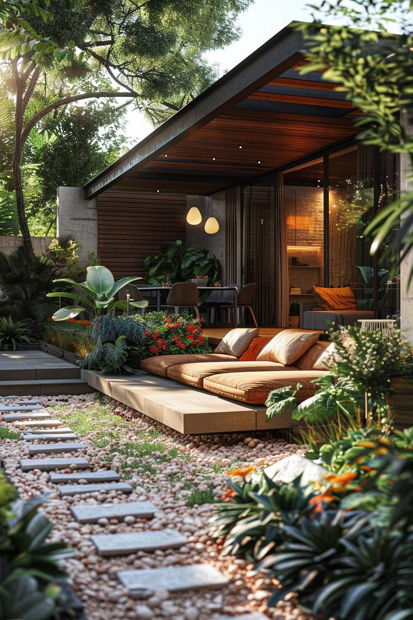 8. Bold Modern Geometric Patio - photo 2
