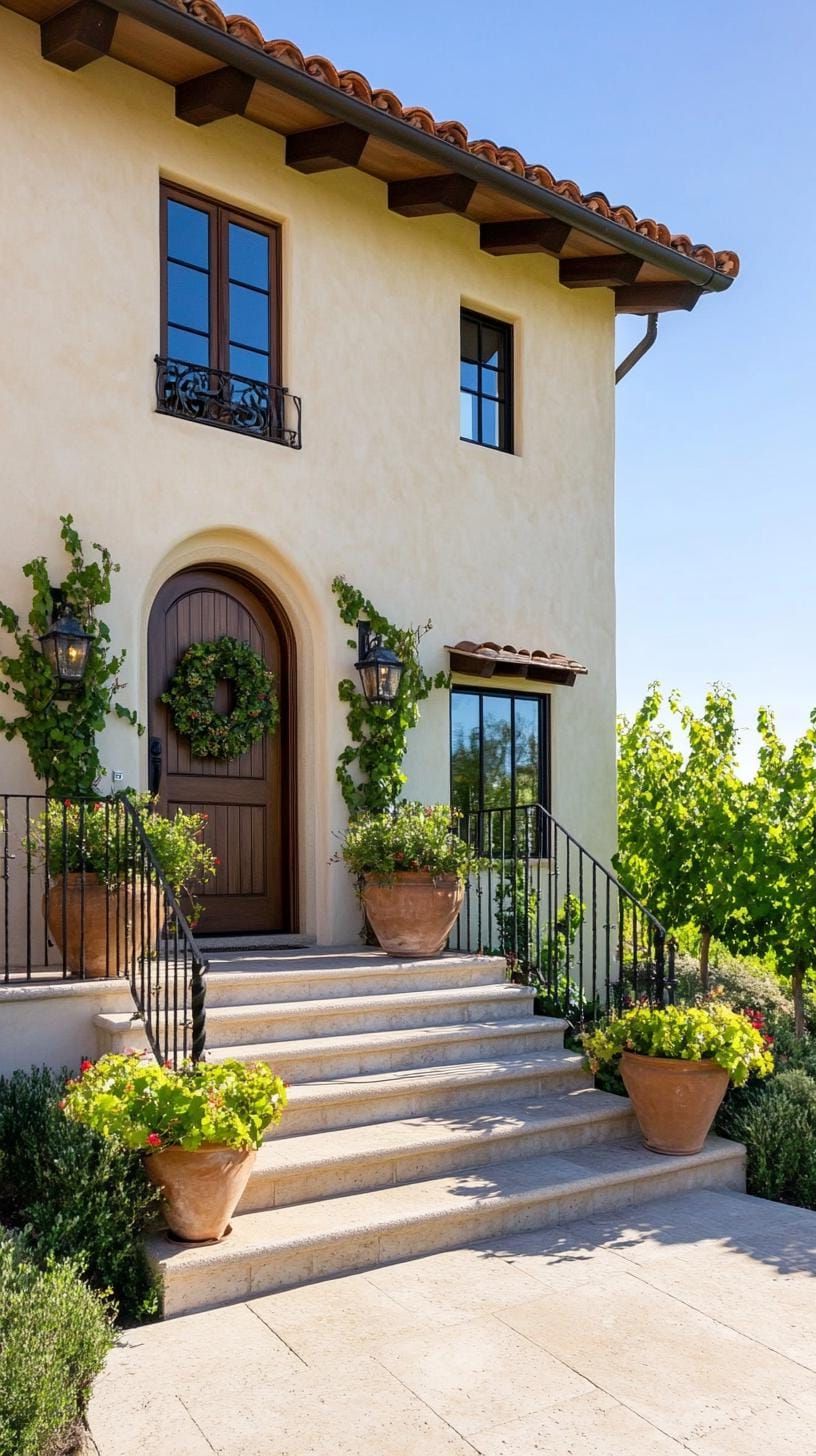 15. Tuscan-Inspired Terra Cotta Pottery