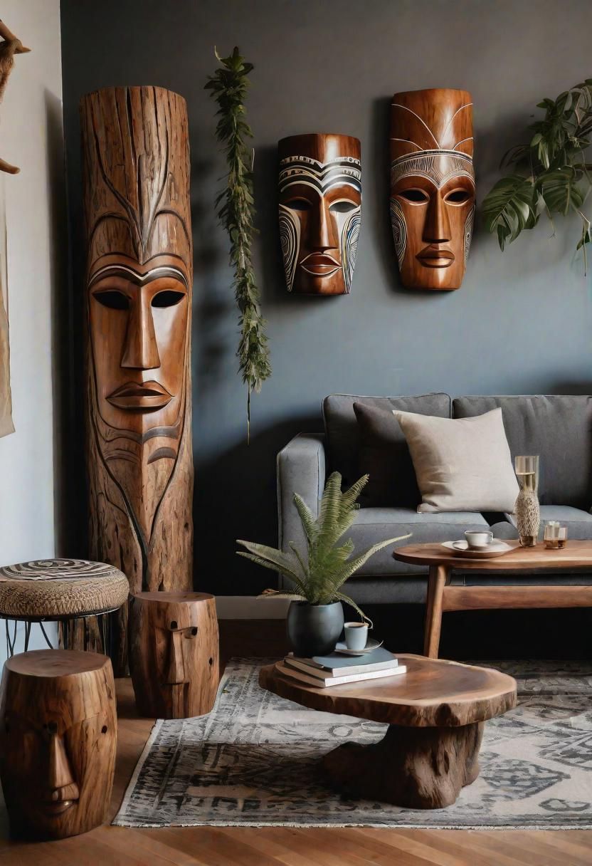 4. Sculptural Tree Trunk Side Tables - photo 2