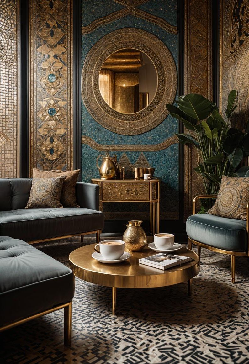 28. Mosaic-Tiled Boho Coffee Nook - photo 2