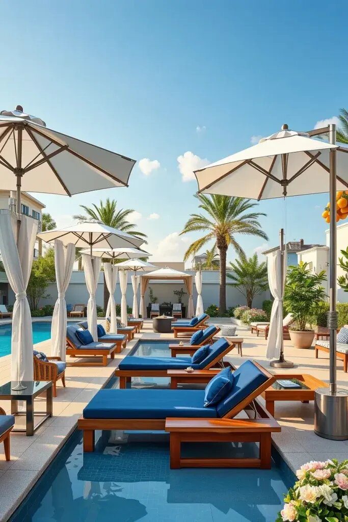 Classic Resort Style for Poolside Patios