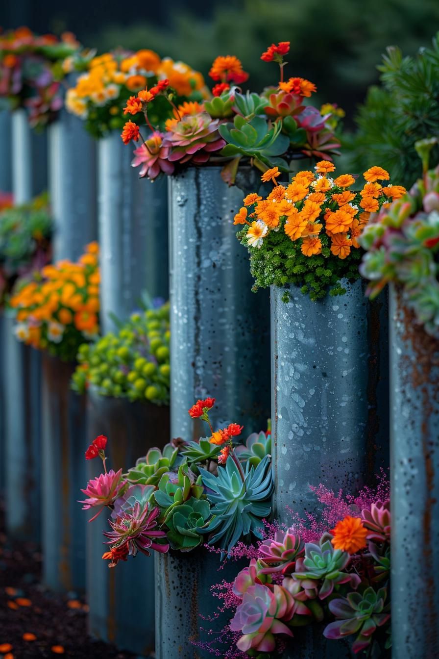 29. Metal Pipe Planter Designs - photo 2