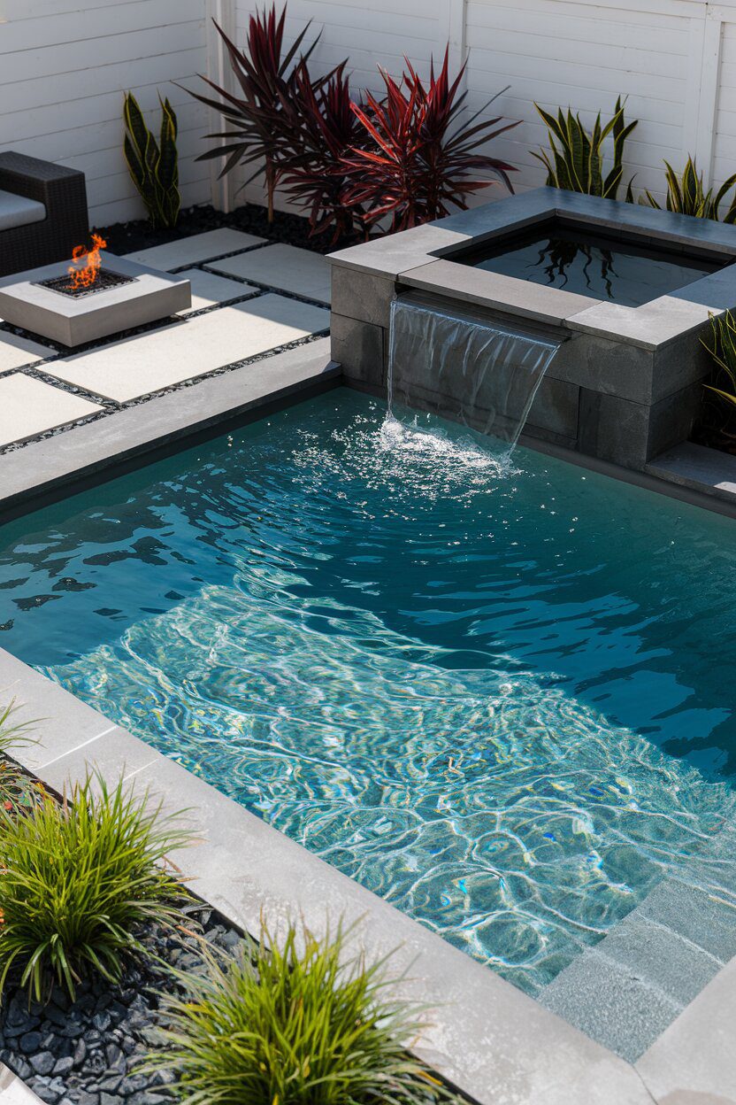 10. Waterfall Feature Pool