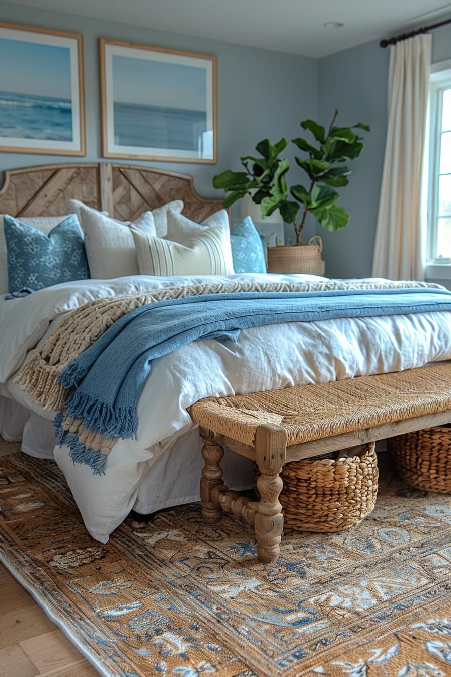 14. Woven Baskets for Coastal Charm - photo 3