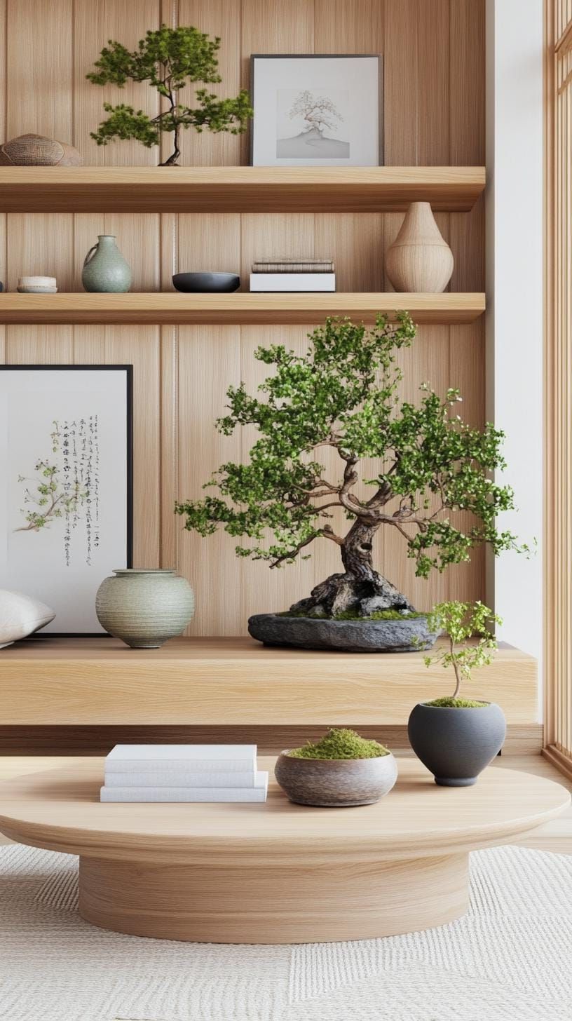 3. Calm Shelving for Ceramics and Bonsai Trees - photo 2