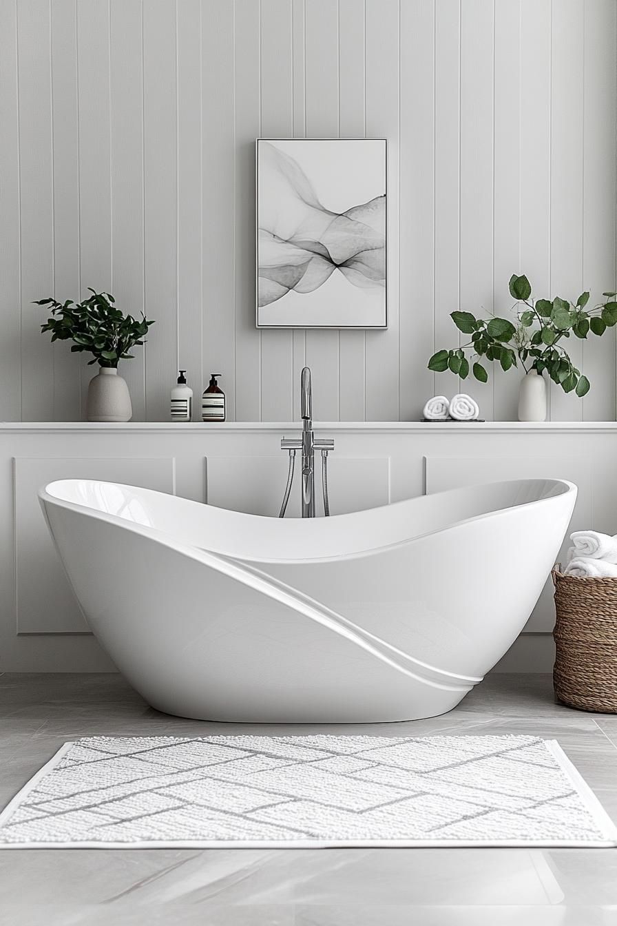 5. Elegant Freestanding Bathtub Trend