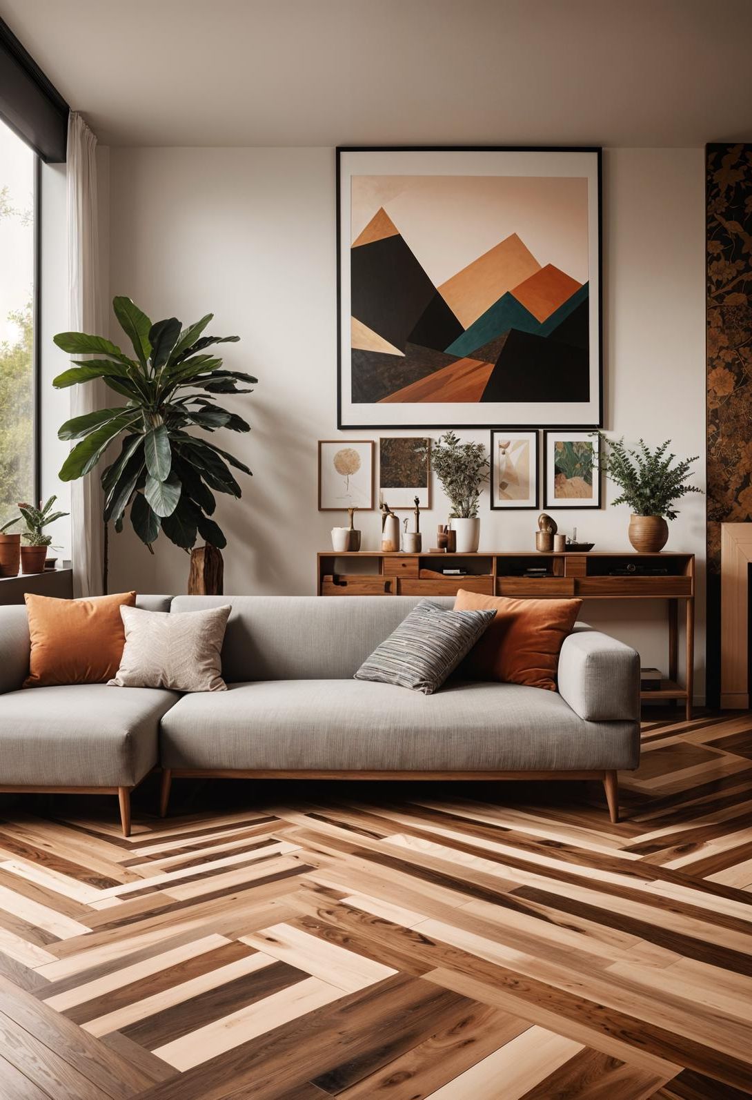 23. Geometric Wood Flooring as Art - photo 2