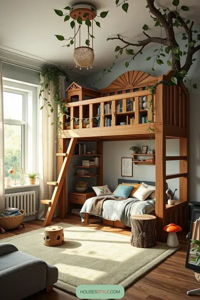 Step Inside a Magical Treehouse Bedroom