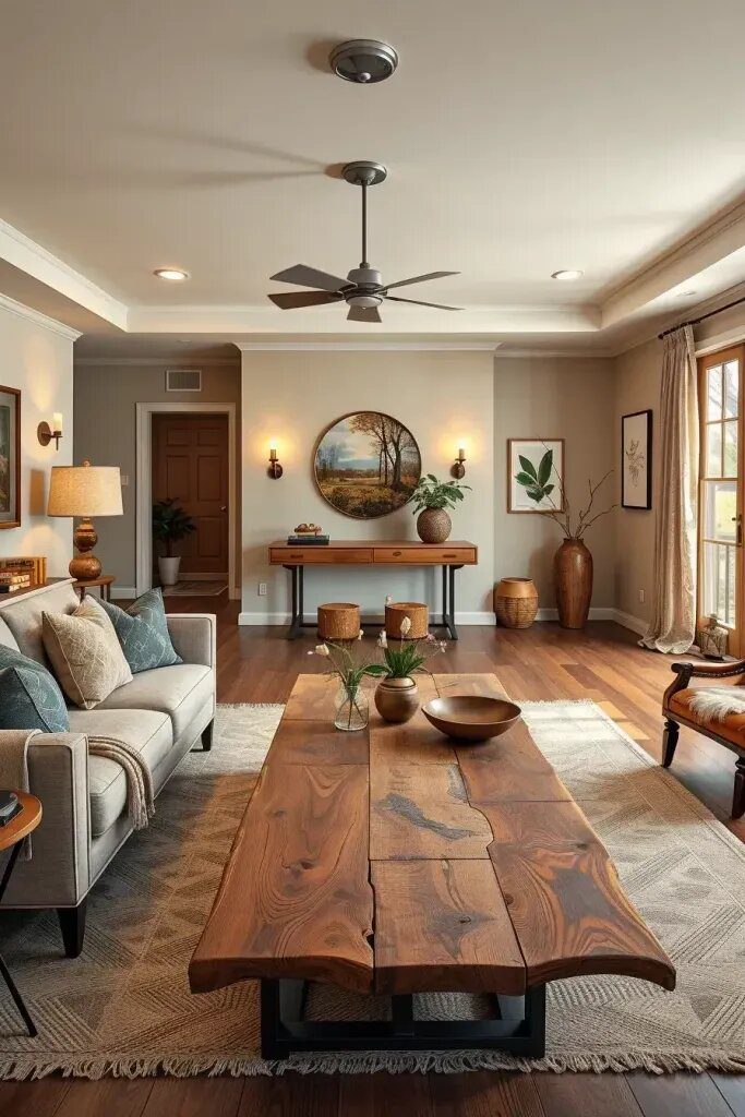 Achieving a Cozy and Modern Rustic Living Room Style