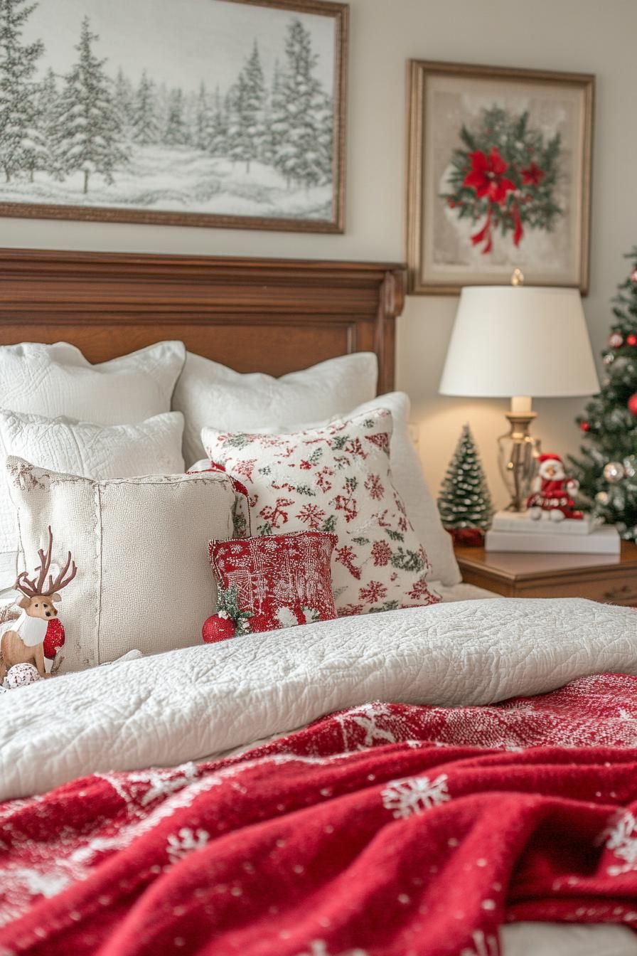 16. Bedside Table Decor for Christmas - photo 2