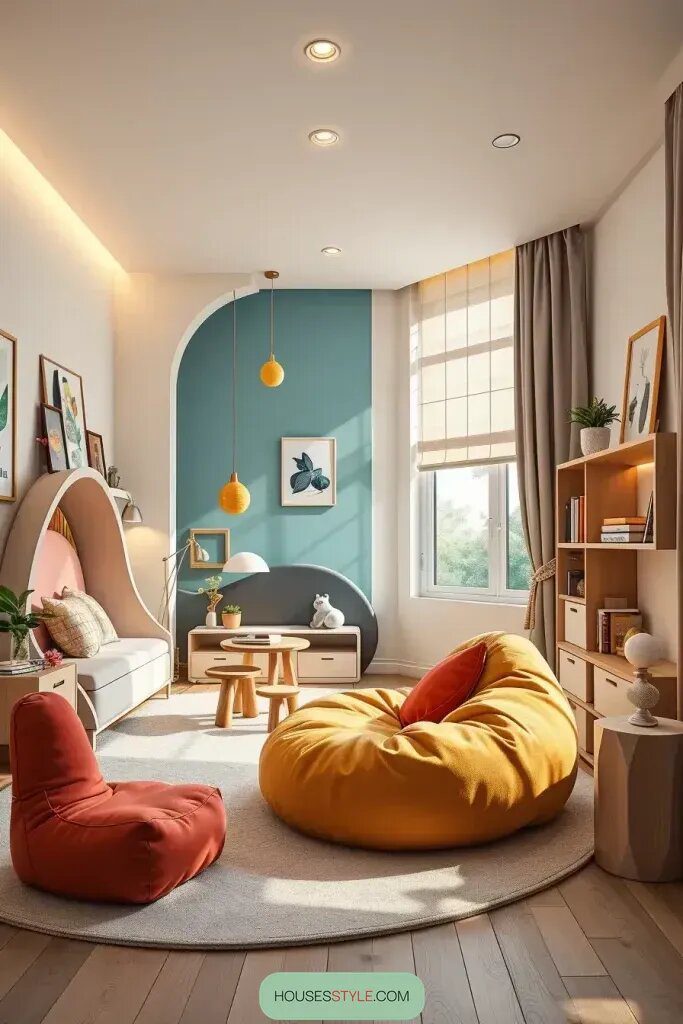 Designer Kids' Rooms With Sculptural Furniture