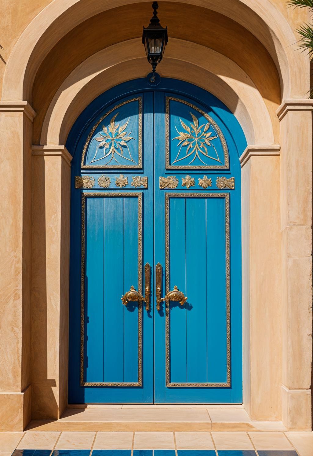 17. Blue Mediterranean Door Ideas - photo 3
