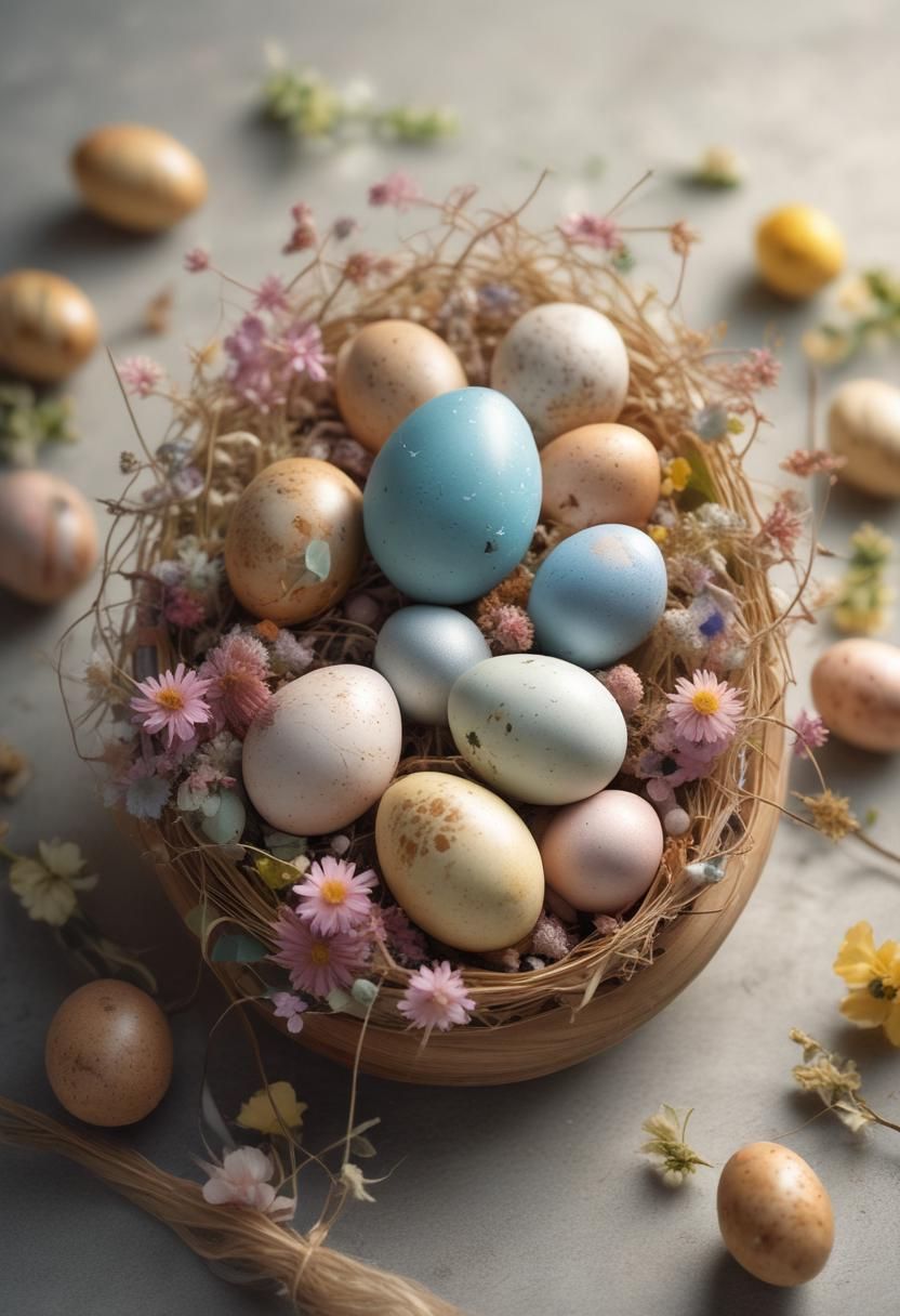 22. Egg Ornaments with Pressed Flowers - photo 3